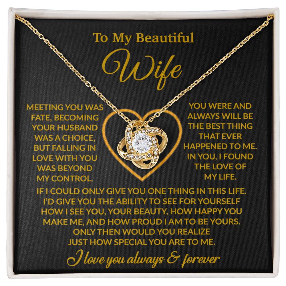 To My Wife Necklace, Wife Gift from Husband, Christmas Gift 27_11