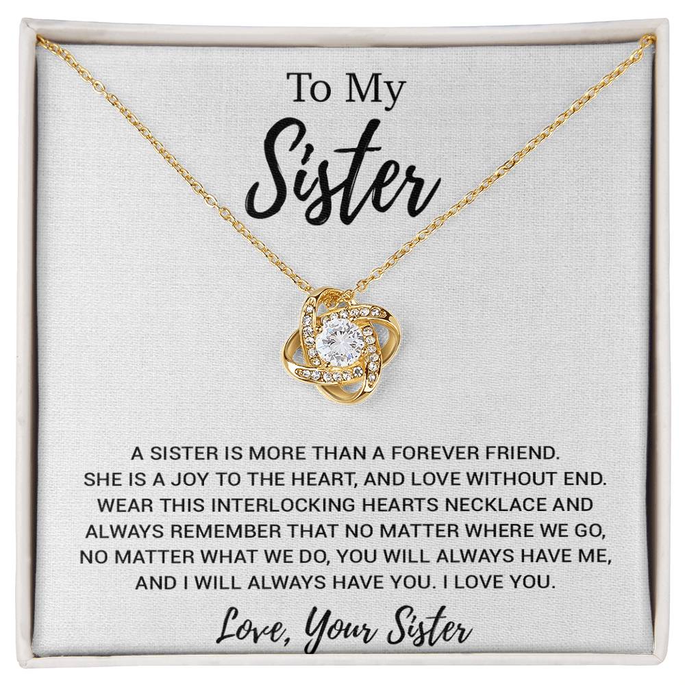 To My Sister Necklace, Brother to Sister, Birthday gift For Sister from Brother 19_2
