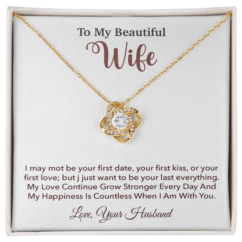 To My Wife Necklace, Wife Gift From Husband, Wife Husband Necklace, Christmas Gift 5_10