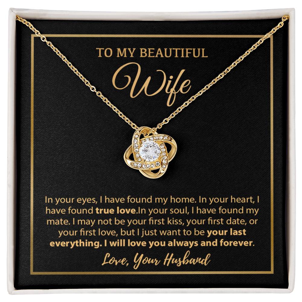 To My Wife Necklace, Christmas Gifts For Women, Anniversary Gift For Wife 18_12