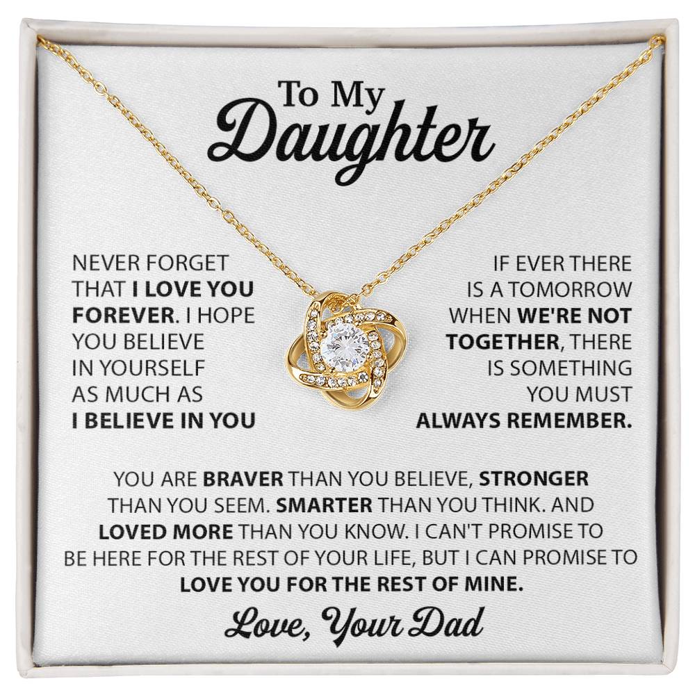 To My Daughter Necklace Gift for Daughter from Dad,Daughter Father Necklace 30_10