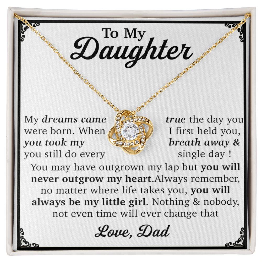To My Daughter Necklace, Daughter Father Necklace, Daughter Gift From Dad 16_11
