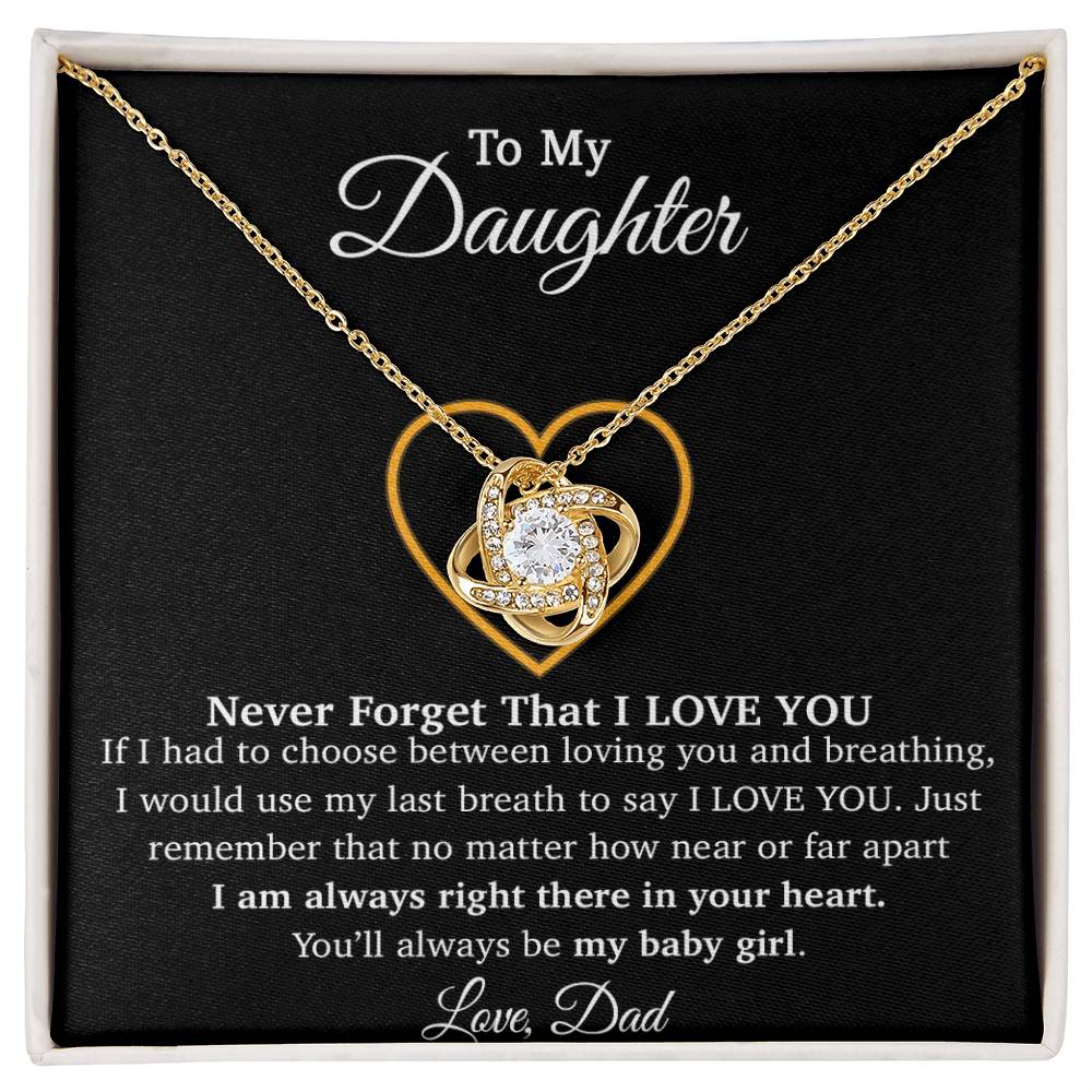 To My Daughter Necklace, Gift For Daughter From Dad, Daughter Father Necklace 8_1