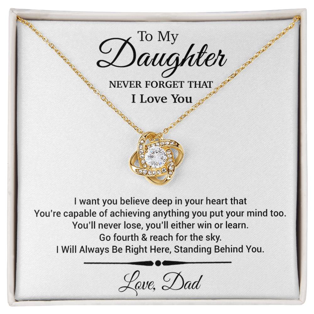 To My Daughter Necklace, Daughter Father Necklace, Daughter Gift From Dad 30_11