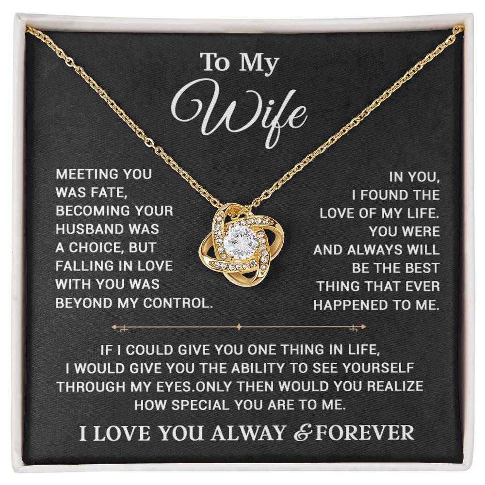 To My Wife Necklace, Gift For Wife, Anniversary Gift,Christmas Gift 7_10