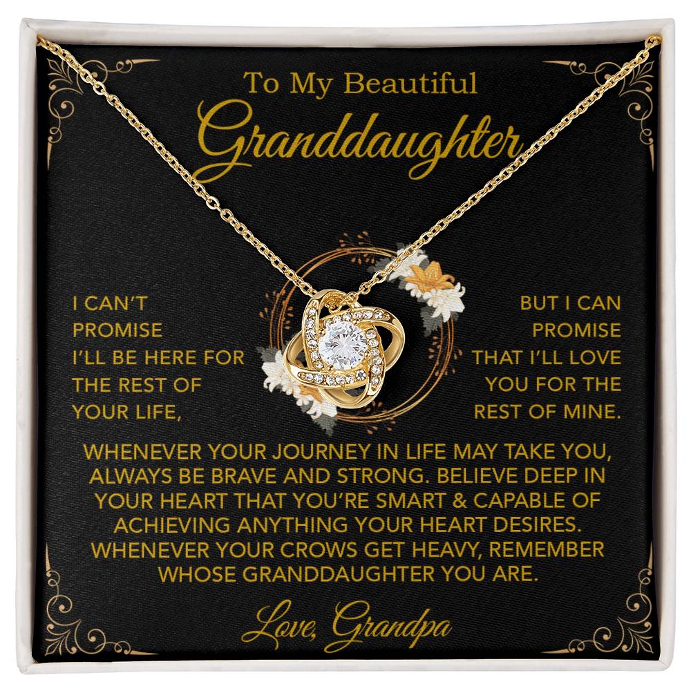 To My Granddaughter Necklace, Xmas Birthday Gift For Granddaughter From Grandpa 24_9