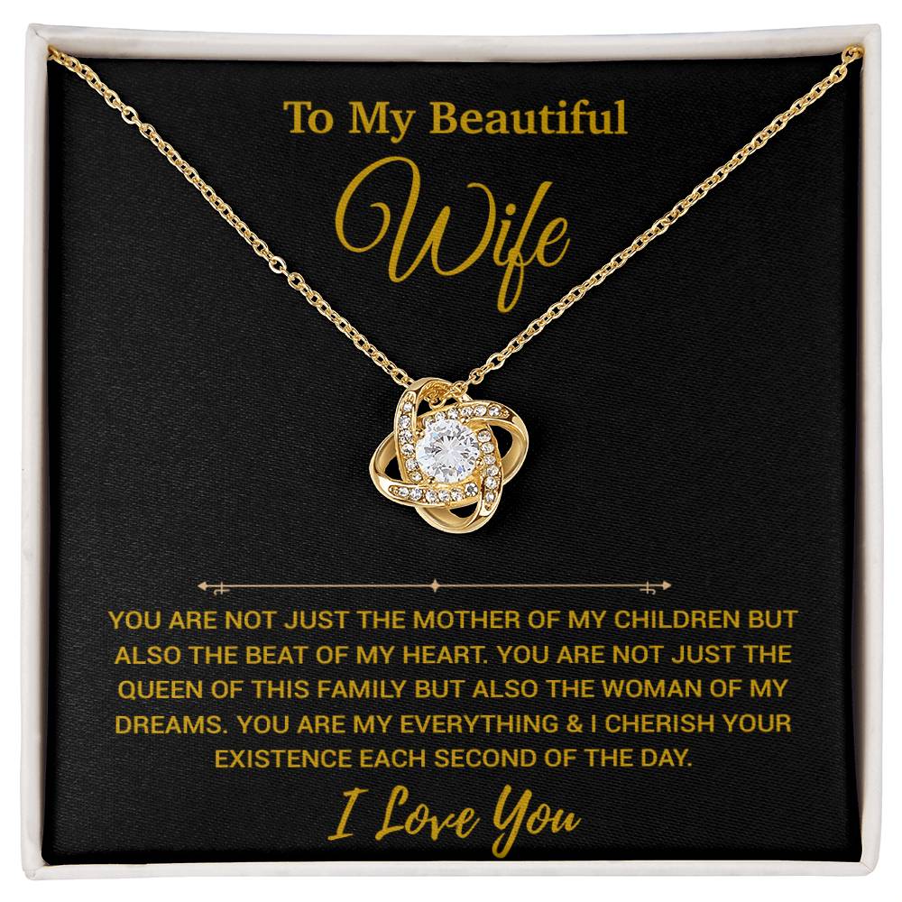 To My Wife Necklace, Christmas Gifts For Women, Anniversary Gift For Wife 20_11_Gold