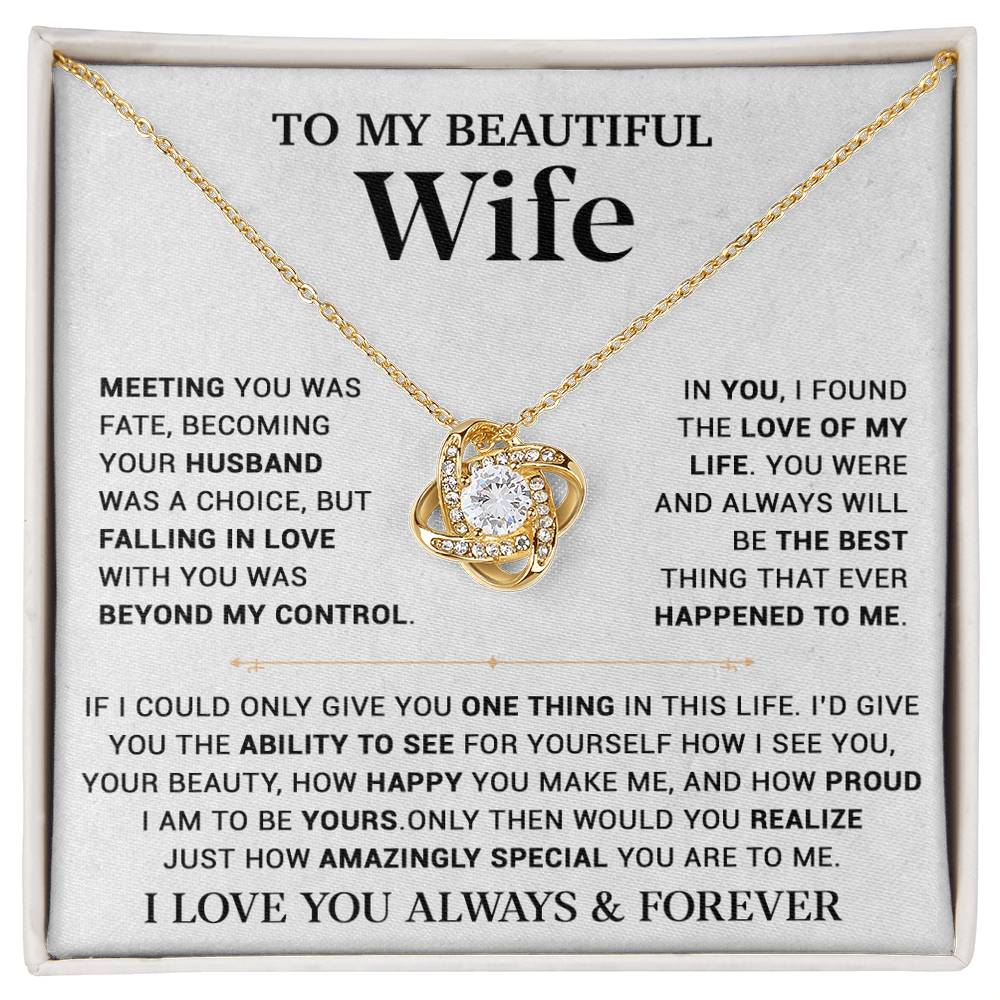 To My Wife Necklace, Gift For Wife, Anniversary Gift,Christmas Gift 22_11