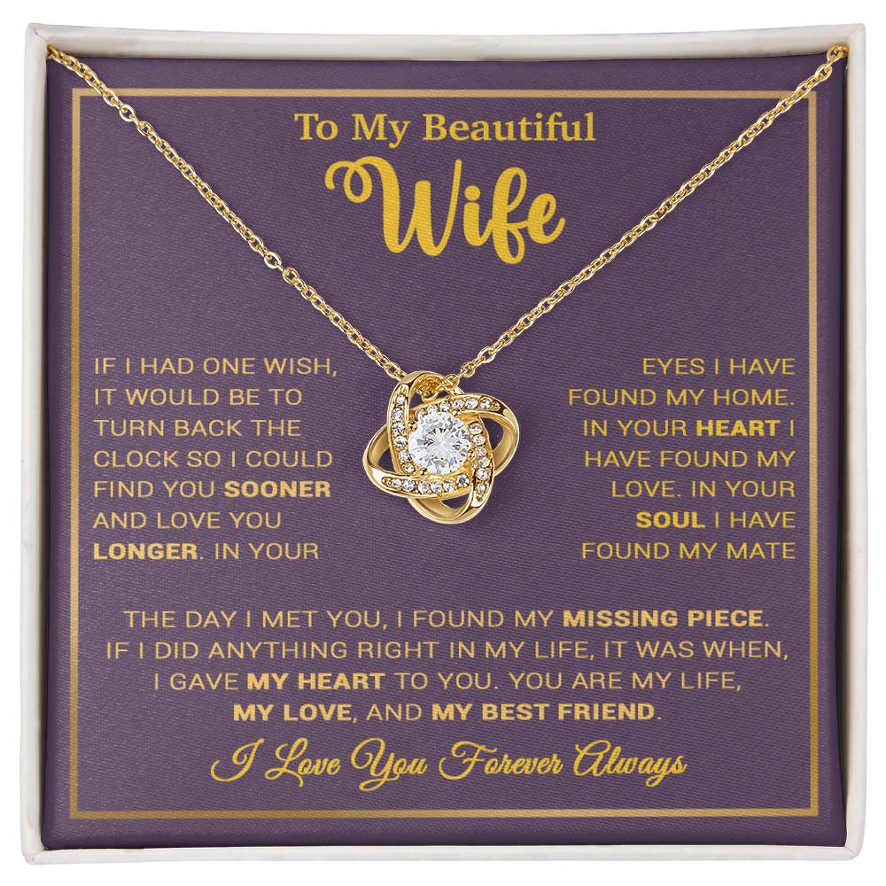 To My Wife Necklace, Gift For Wife, Anniversary Gift For Wife, Christmas Gift 27_9_Tim