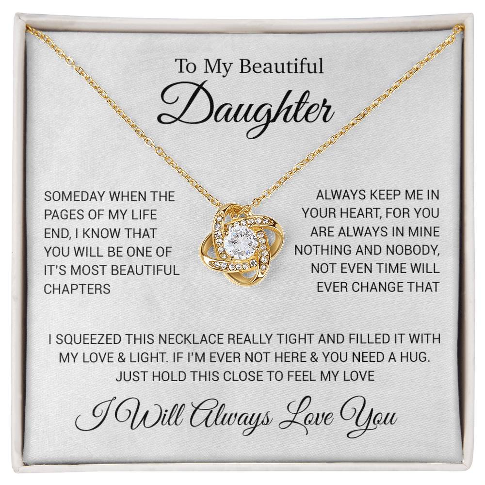 To My Daughter Necklace, Daughter Father Necklace, Daughter Gift From Dad 25_4