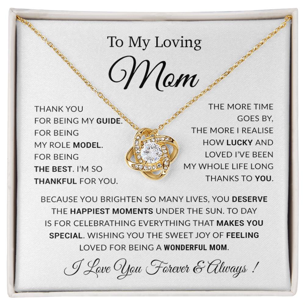 To My Mom Necklace, Gift For Mom, Mothers Day Gifts, Birthday Gift For Mom