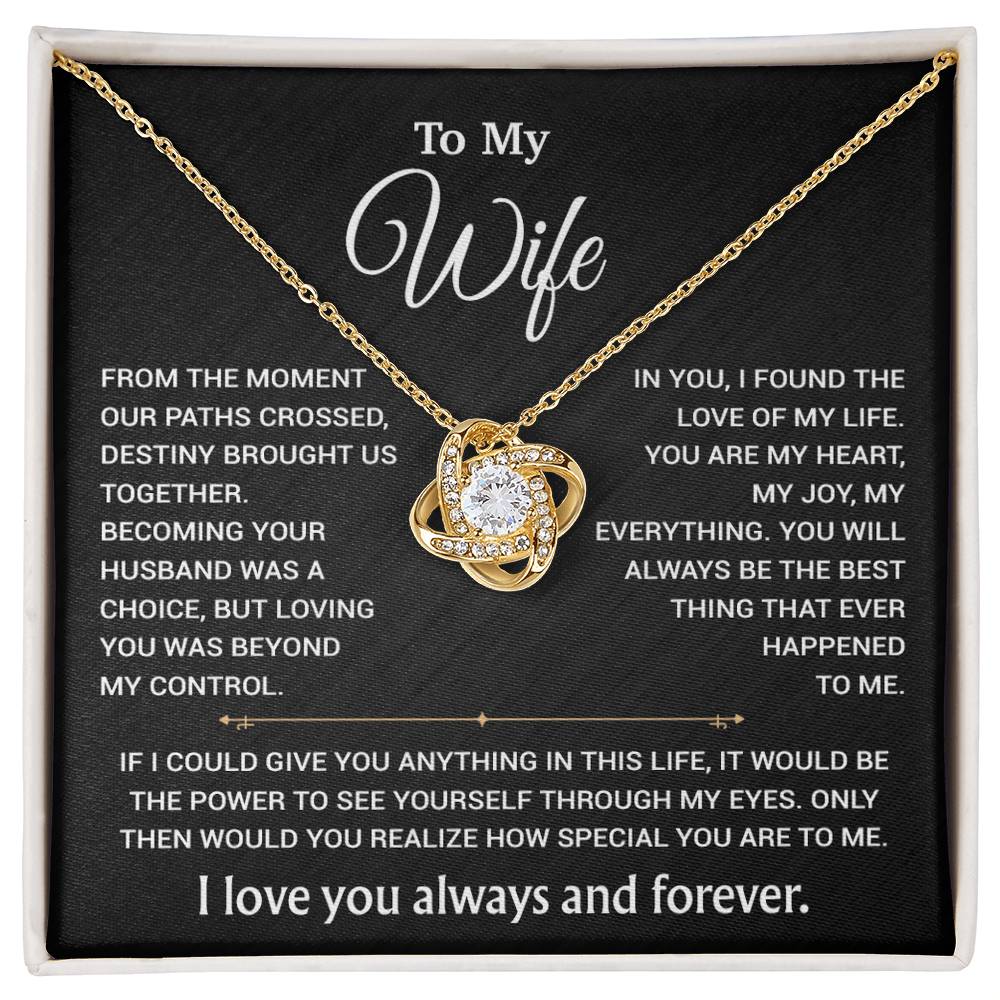To My Wife Necklace, Christmas Gifts For Women, Anniversary Gift For Wife 25_2