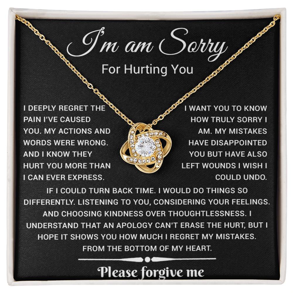 I_m Sorry Gift For Wife Necklace, Sorry Gift for Girlfriend, Forgiveness Gift For Her 25_5_Black