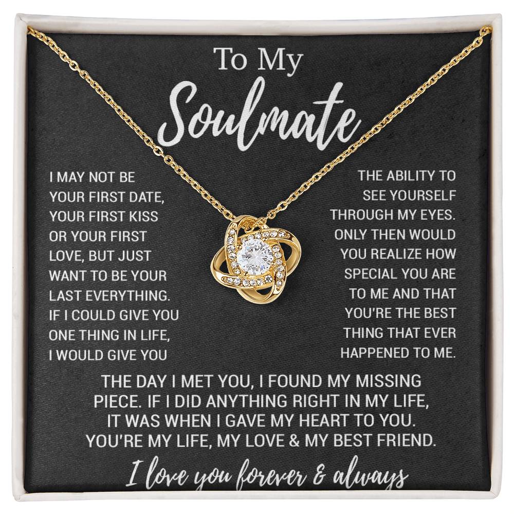 To My Soulmate Necklace, Birthday Gifts For Her, Christmas Gift For Soulmate 12_9