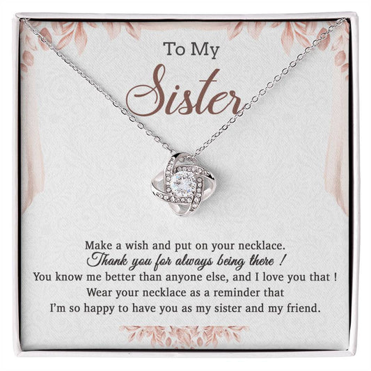 To My Sister Necklace, Brother to Sister, Birthday gift For Sister from Brother 6_1