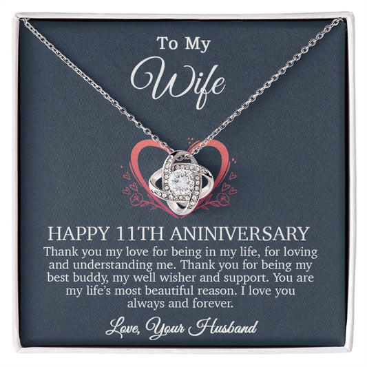 11th Anniversary Gift For Wife, 11 Year Anniversary Gifts, 11th Wedding Anniversary Gift Ideas_Blue