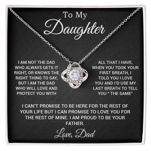To My Daughter Gifts From Dad Hearts Necklace Father To Daughter Birthday Gift 3_3