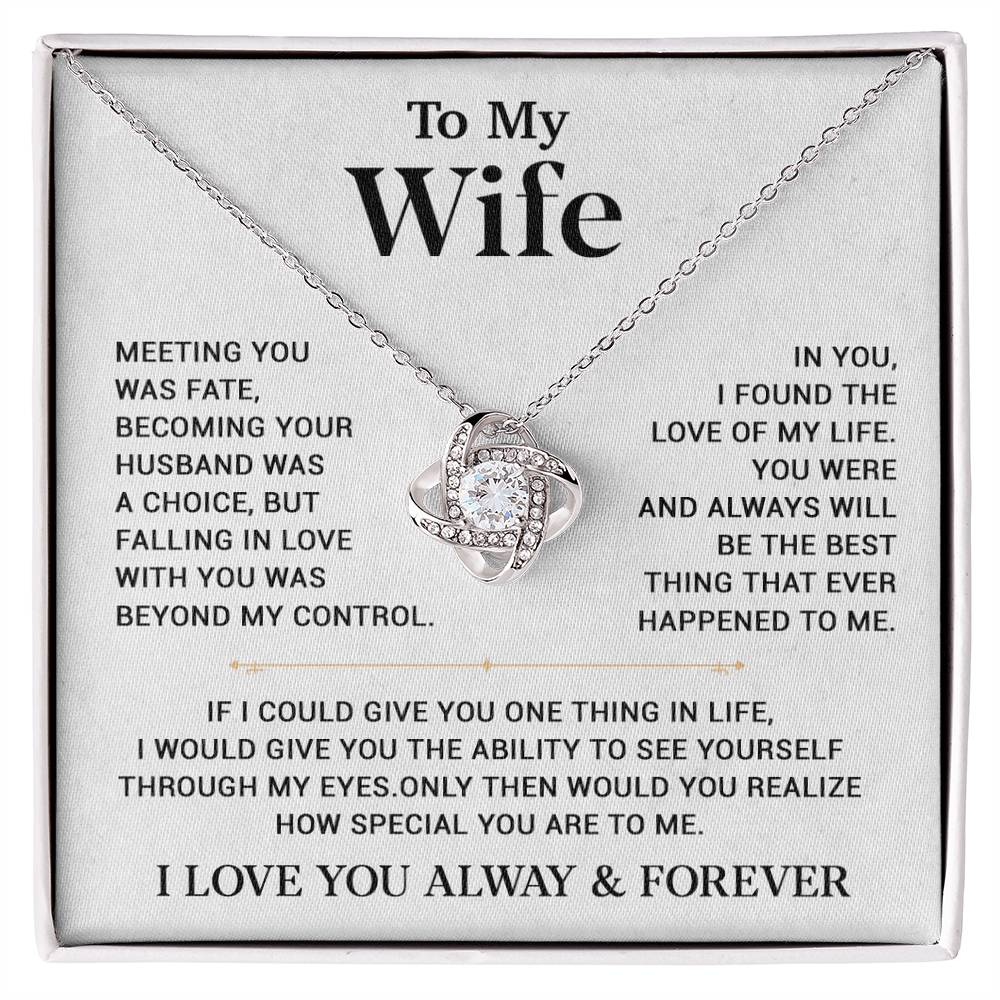 To My Wife Necklace, Gift For Wife, Anniversary Gift,Christmas Gift 20_11