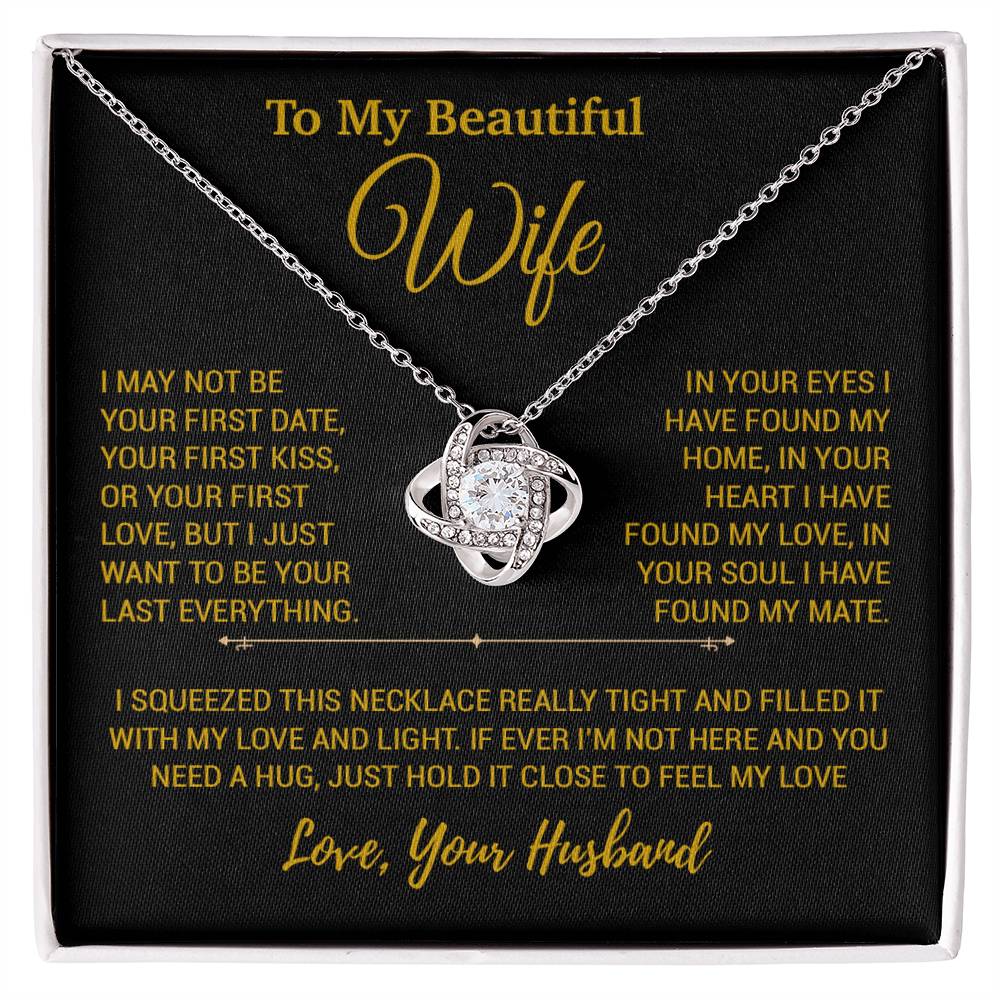 To My Wife Necklace, Christmas Gifts For Women, Anniversary Gift For Wife 23_12_Gold