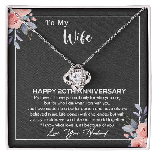 20th Anniversary Gift For Wife Necklace, 20 Year Anniversary, 20th Wedding Gift _11_11