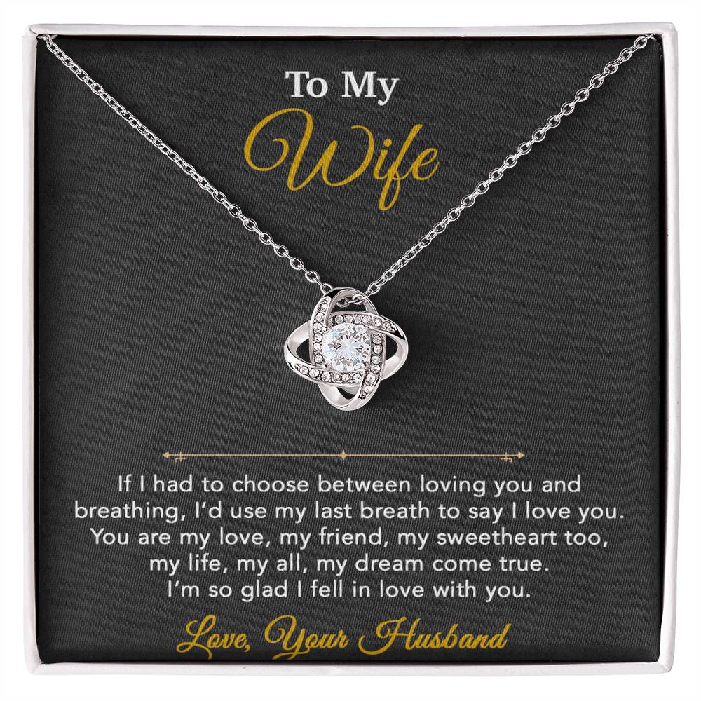 To My Wife Necklace, Wife Gift from Husband, Wife Birthday Gift, Christmas Gift 6_1