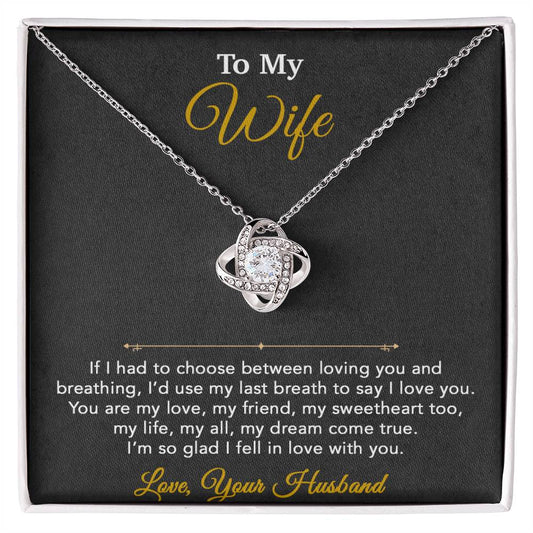 To My Wife Necklace, Wife Gift from Husband, Wife Birthday Gift, Christmas Gift 6_1