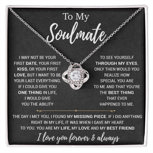 To My Soulmate Necklace, Birthday Gifts For Her, Christmas Gift For Soulmate 13_9