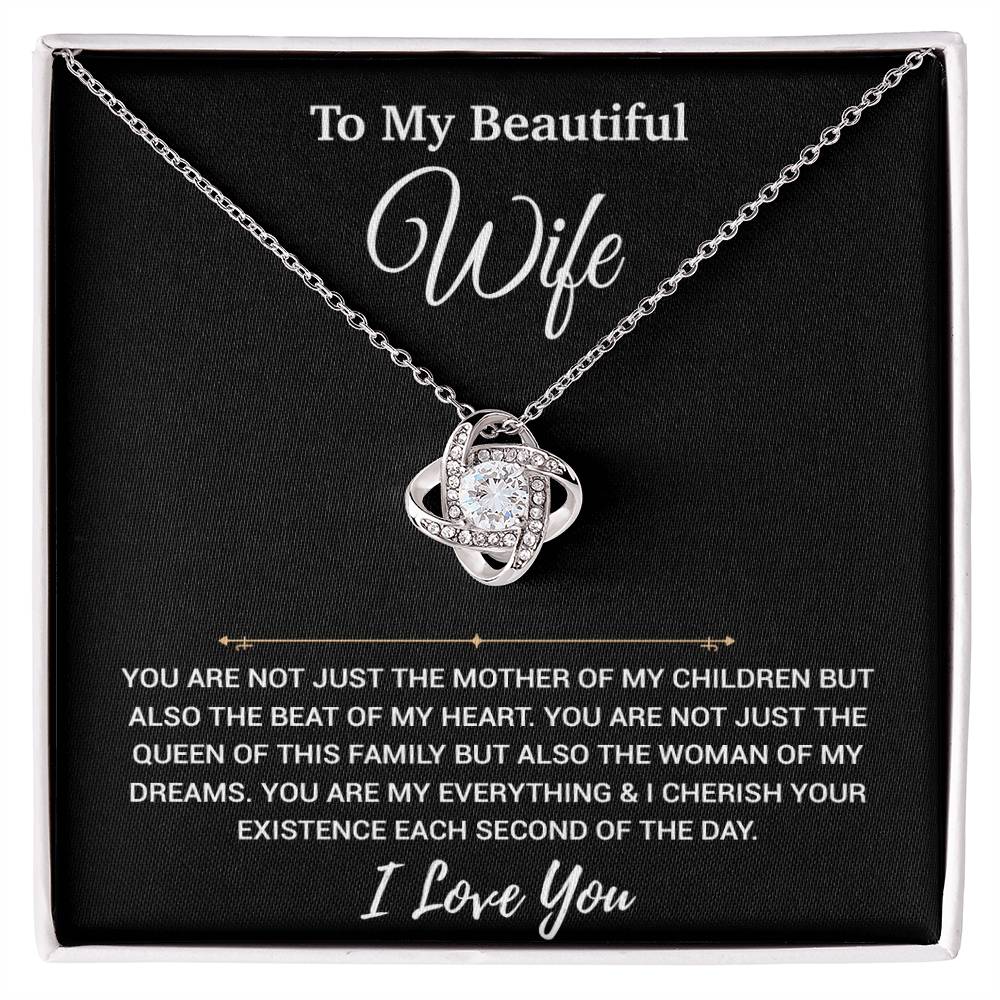 To My Wife Necklace, Christmas Gifts For Women, Anniversary Gift For Wife 24_11_Black