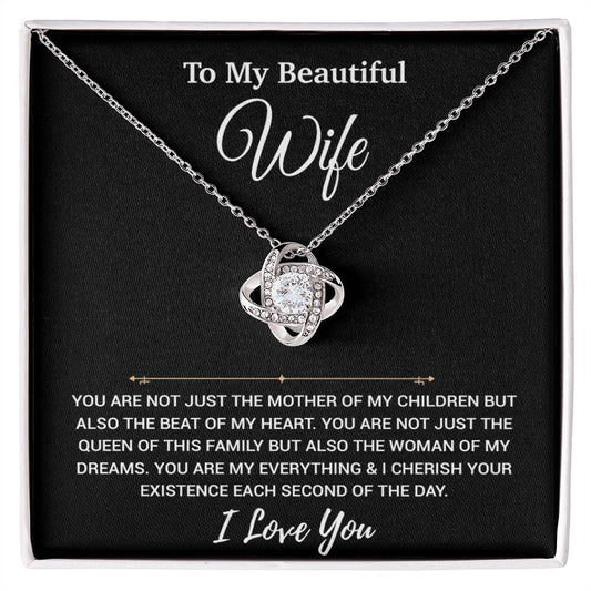 To My Wife Necklace, Christmas Gifts For Women, Anniversary Gift For Wife 24_11_Black