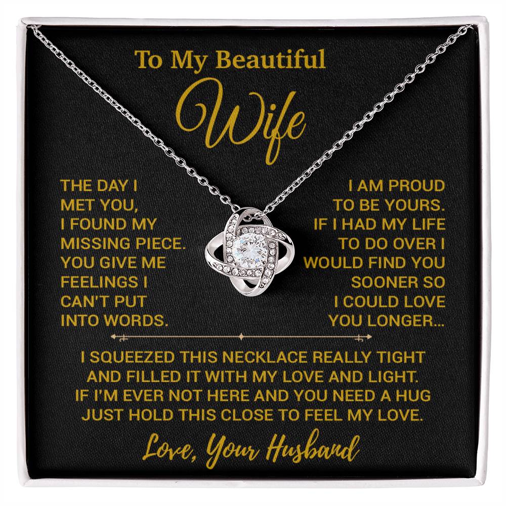 To My Wife Necklace, Christmas Gifts For Women, Anniversary Gift For Wife 14_2_Gold