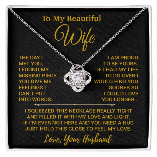 To My Wife Necklace, Christmas Gifts For Women, Anniversary Gift For Wife 14_2_Gold