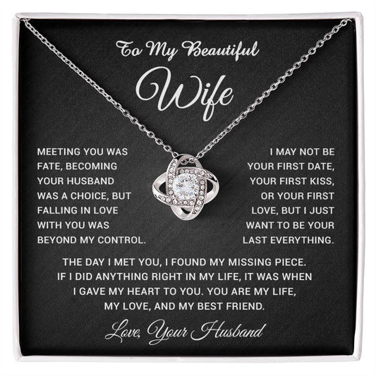 To My Wife Necklace, Gift For Wife, Anniversary Gift For Wife, Necklace For Wife 3_5
