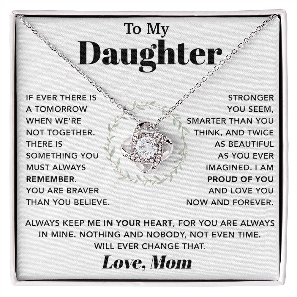 To My Daughter Necklace, Gift for Daughter from Mom And Dad, Mother Daughter Necklace 6_10