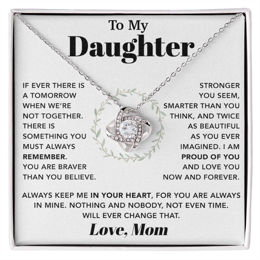 To My Daughter Necklace, Gift for Daughter from Mom And Dad, Mother Daughter Necklace 6_10