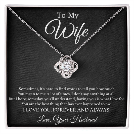 To My Wife Necklace, Gift For Wife, Anniversary Gift For Wife, Necklace For Wife 28_2