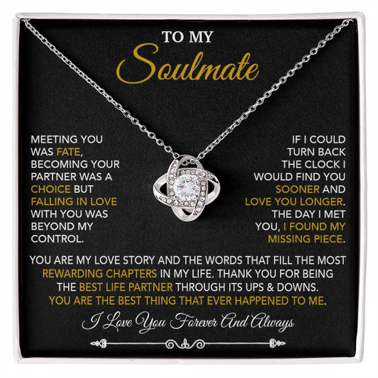 To My Soulmate Necklace, Soulmate Gift, Gift For Girlfriend, Christmas Gift 15_10