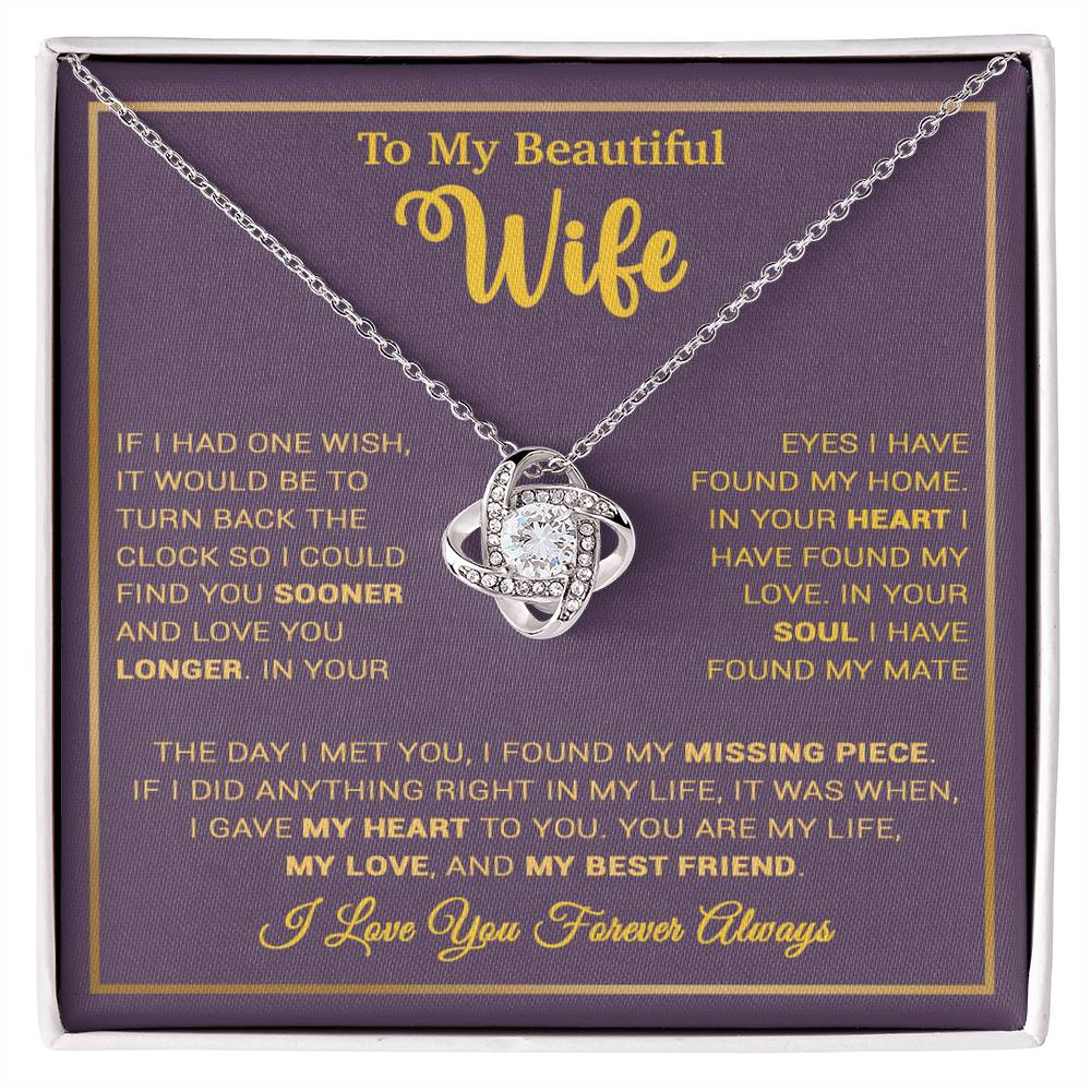 To My Wife Necklace, Gift For Wife, Anniversary Gift For Wife, Christmas Gift 27_9_Tim