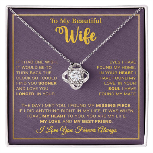 To My Wife Necklace, Gift For Wife, Anniversary Gift For Wife, Christmas Gift 27_9_Tim