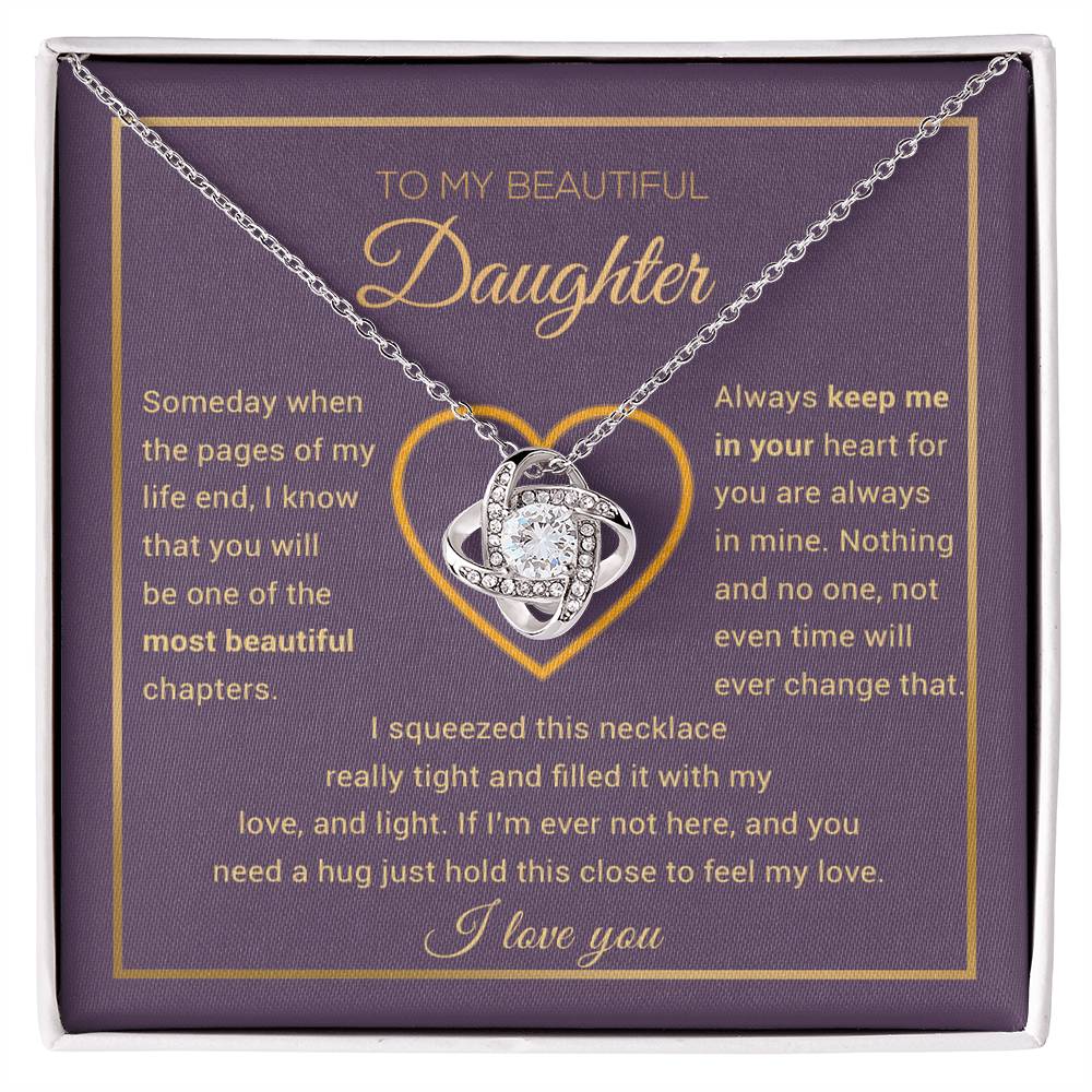 To My Daughter Necklace, Gift For Daughter From Dad, Daughter Father Necklace 30_11_Tim