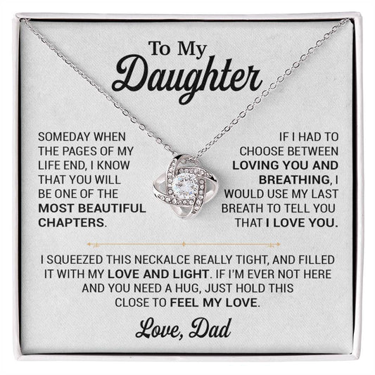 To My Daughter Necklace, Gift for Daughter from Dad, Daughter Father Necklace 2_11