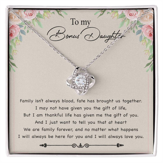 To my Bonus Daughter Necklace, Bonus Daughter, Step Daughter Gift 30_11