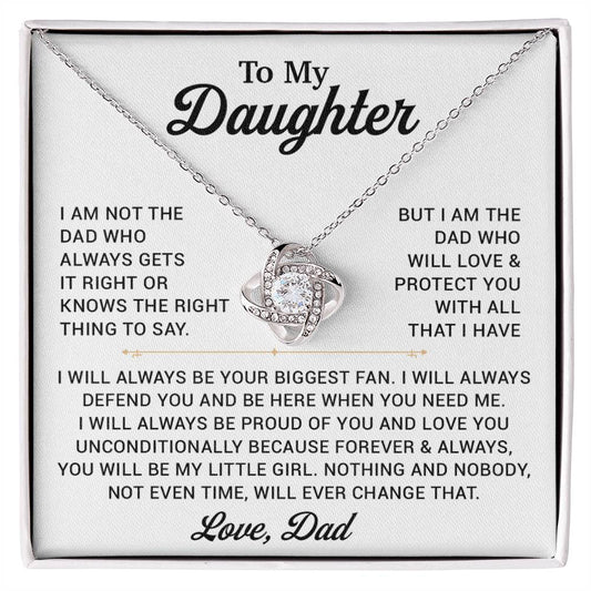 To My Daughter Necklace, Gift for Daughter from Dad, Father Daughter Necklace 1_11