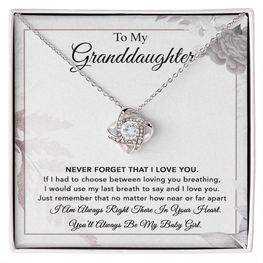 To My Granddaughter Necklace, Gift From Grandpa, Necklace For Granddaughter 6_1