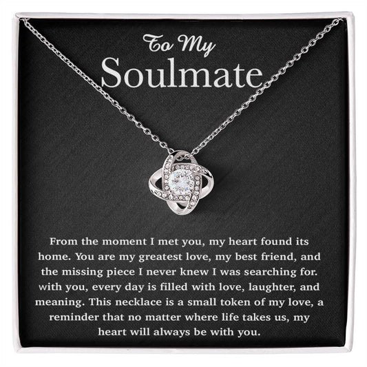 To My soulmate Necklace, Anniversary Gift For Her, Wife, Girlfriend, Soulmate Gift 3_5