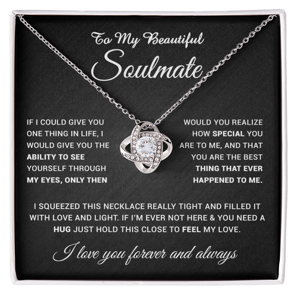 To My Soulmate Necklace, Gift For Soulmate, Anniversary Gift, Birthday Gift 25_4