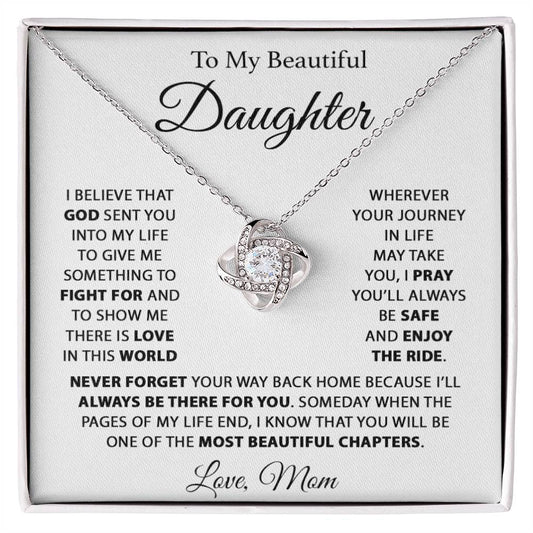 To My Daughter Necklace, Daughter Mother Necklace, Daughter Gift From Mom 29_8
