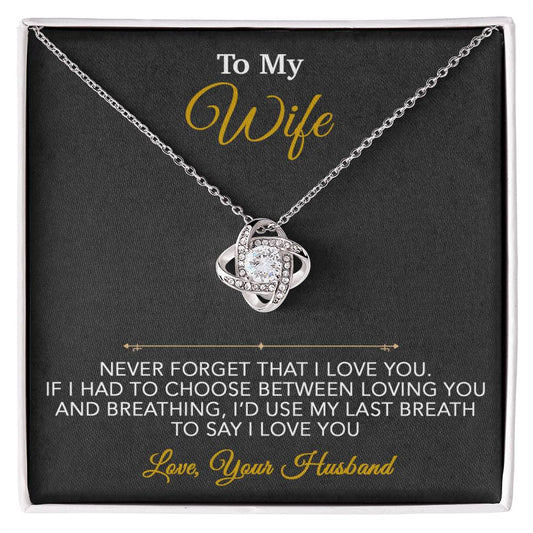 To My Wife Necklace, Wife Gift from Husband, Wife Birthday Gift, Christmas Gift 7_1