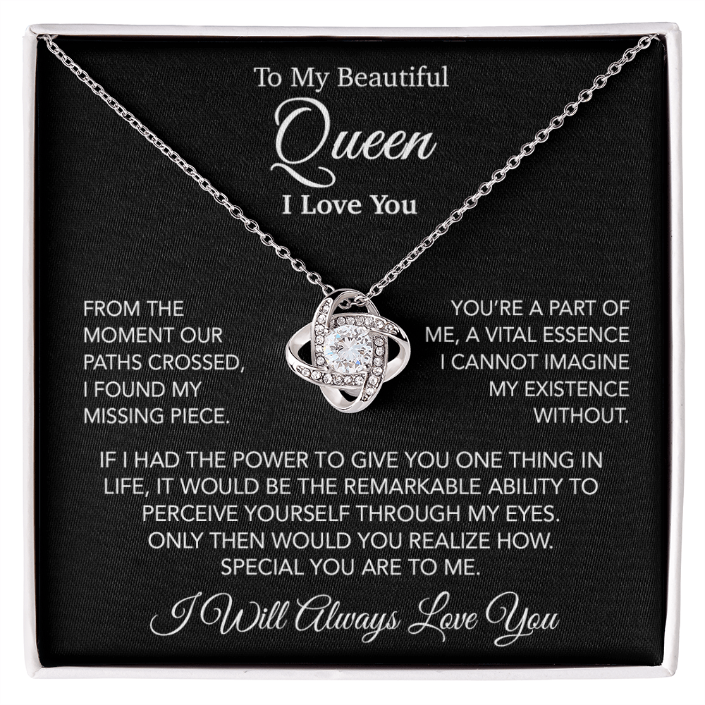 To My Queen Necklace, Anniversary Gift For Wife, Girlfriend Necklace 20_1