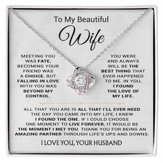 To My Wife Necklace, Gift For Wife, Anniversary Gift For Wife, Christmas Gift 9_6