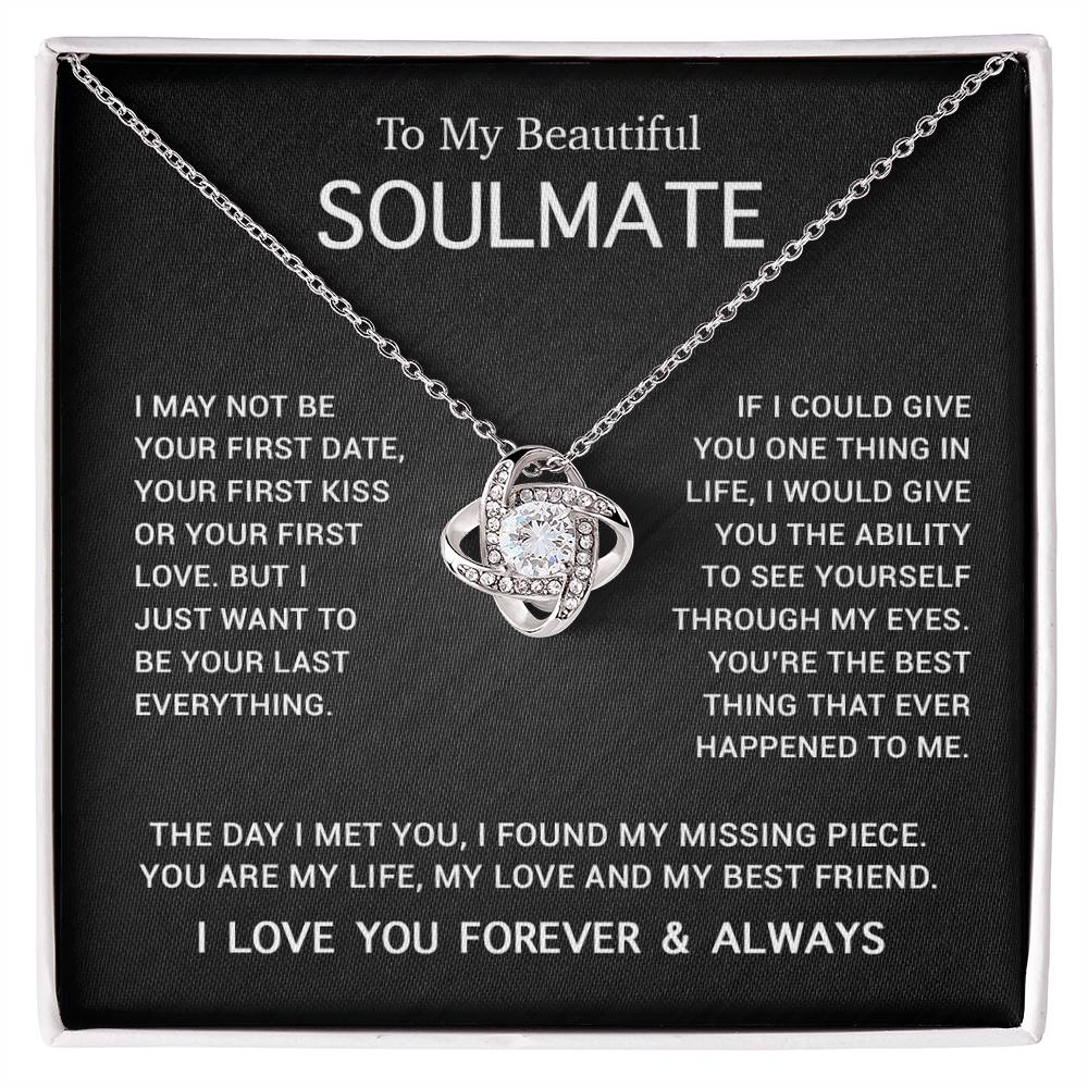 To My Soulmate Necklace, Gift For Soulmate, Anniversary Gift, Birthday Gift 3_5